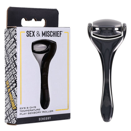 Buy S&M Exs & Ohs Temperature Play Sensory Roller - Gunmetal Roller – Naughtyhut NZ sex toys online. Discreet delivery & top brands.