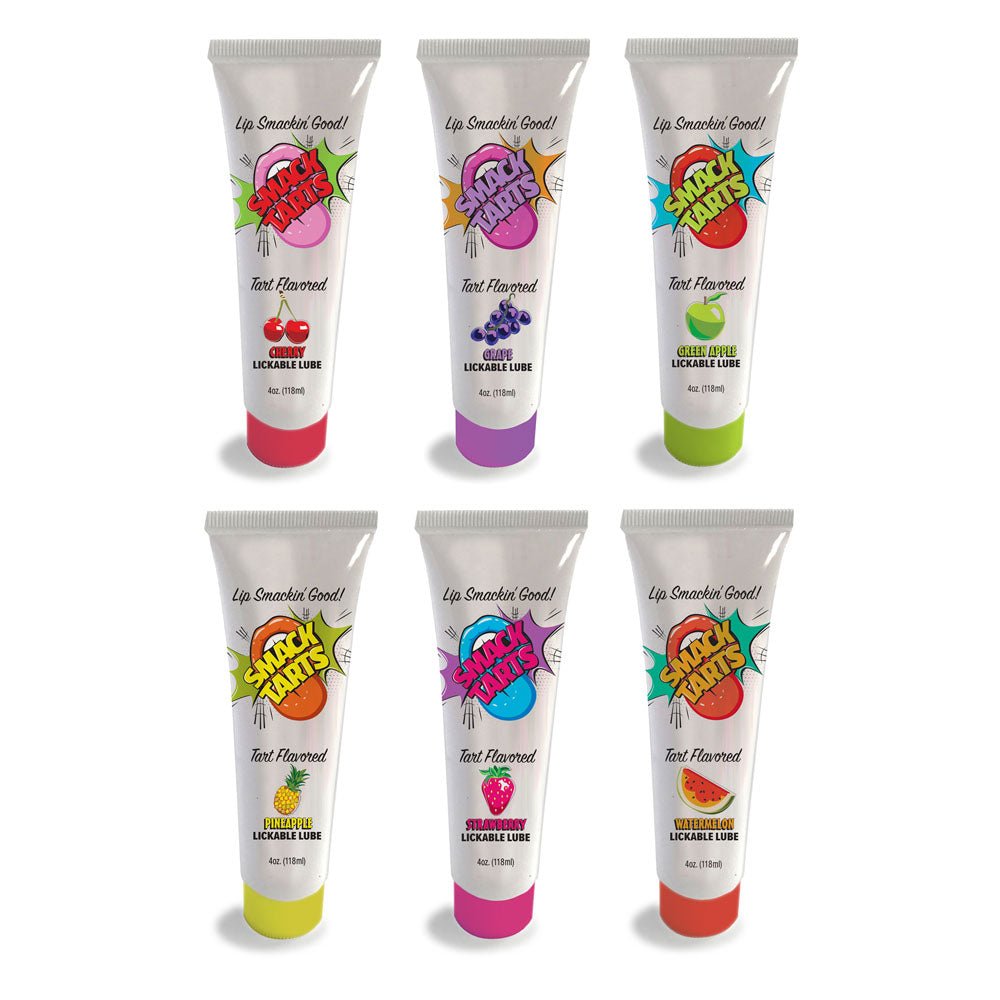 Smack Tarts - Sour Cherry - Sour Cherry Flavoured Lubricant - 120 ml Tube – Sex toys NZ by Naughtyhut. Discreet delivery nationwide.