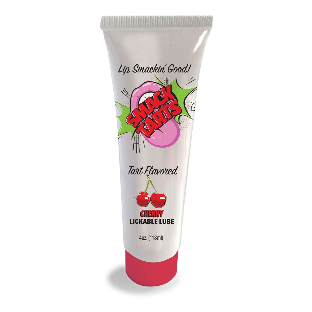 Buy Smack Tarts - Sour Cherry - Sour Cherry Flavoured Lubricant - 120 ml Tube – Naughtyhut NZ sex toys online. Discreet delivery & top brands.