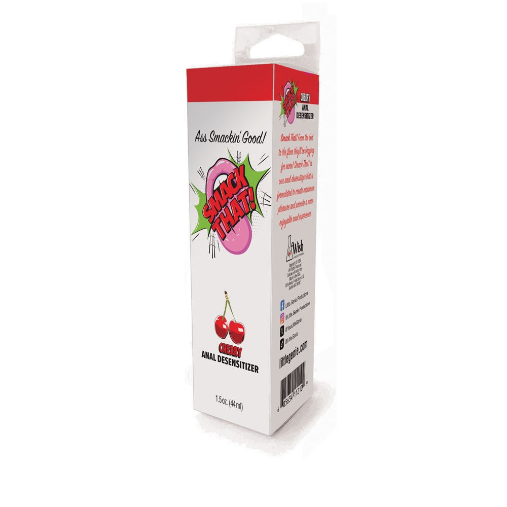 Buy Smack That! Anal Desensitiser - Cherry - Cherry Flavoured Anal Desensitiser - 44 ml Tube – Naughtyhut NZ sex toys online. Discreet delivery & top brands.