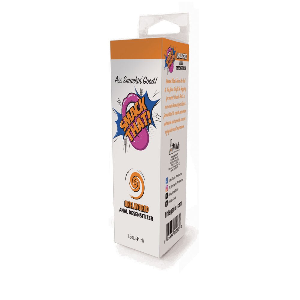 Buy Smack That! Anal Desensitiser - Unflavoured - Unflavoured Anal Desensitiser - 44 ml Tube – Naughtyhut NZ sex toys online. Discreet delivery & top brands.