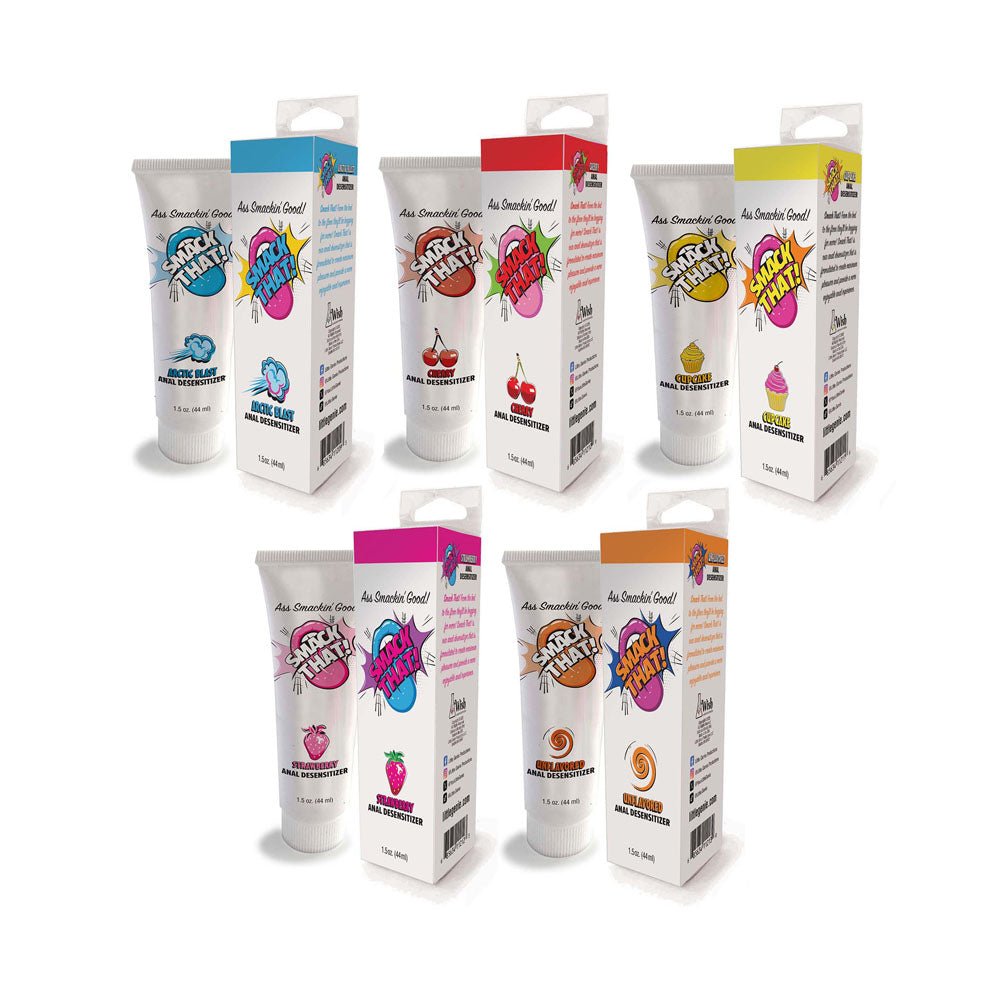 Buy Smack That! Anal Desensitiser - Unflavoured - Unflavoured Anal Desensitiser - 44 ml Tube – Naughtyhut NZ sex toys online. Discreet delivery & top brands.