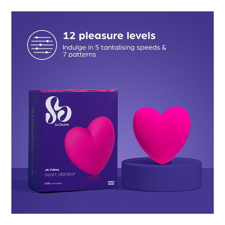 So Divine Heart Vibrator – Sex toys NZ by Naughtyhut. Discreet delivery nationwide.