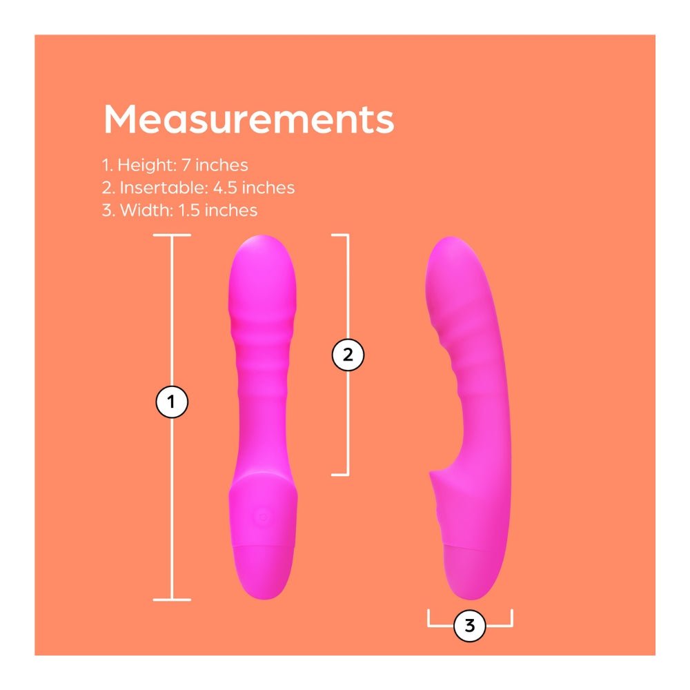 So Divine Pash Ribbed Vibrator Pink – Sex toys NZ by Naughtyhut. Discreet delivery nationwide.