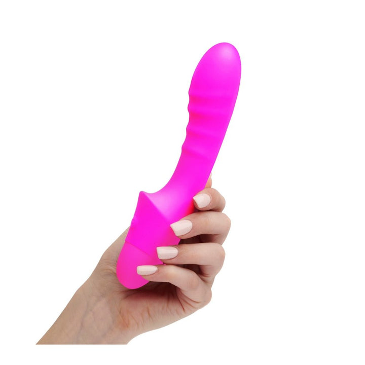 So Divine Pash Ribbed Vibrator Pink – Sex toys NZ by Naughtyhut. Discreet delivery nationwide.