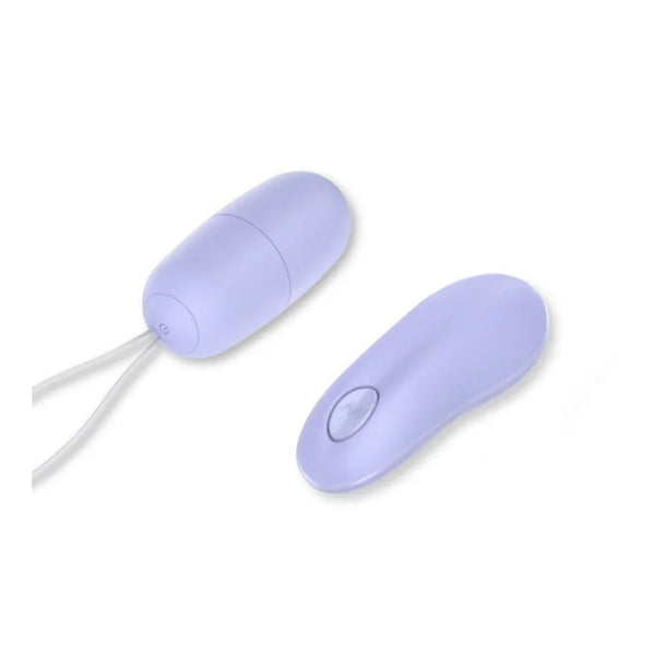 So Divine Pearl love egg in Lilac with corded remote beside it
