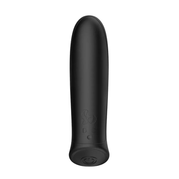 So Divine Wonder Bullet in Black, rounded-tip bullet upright