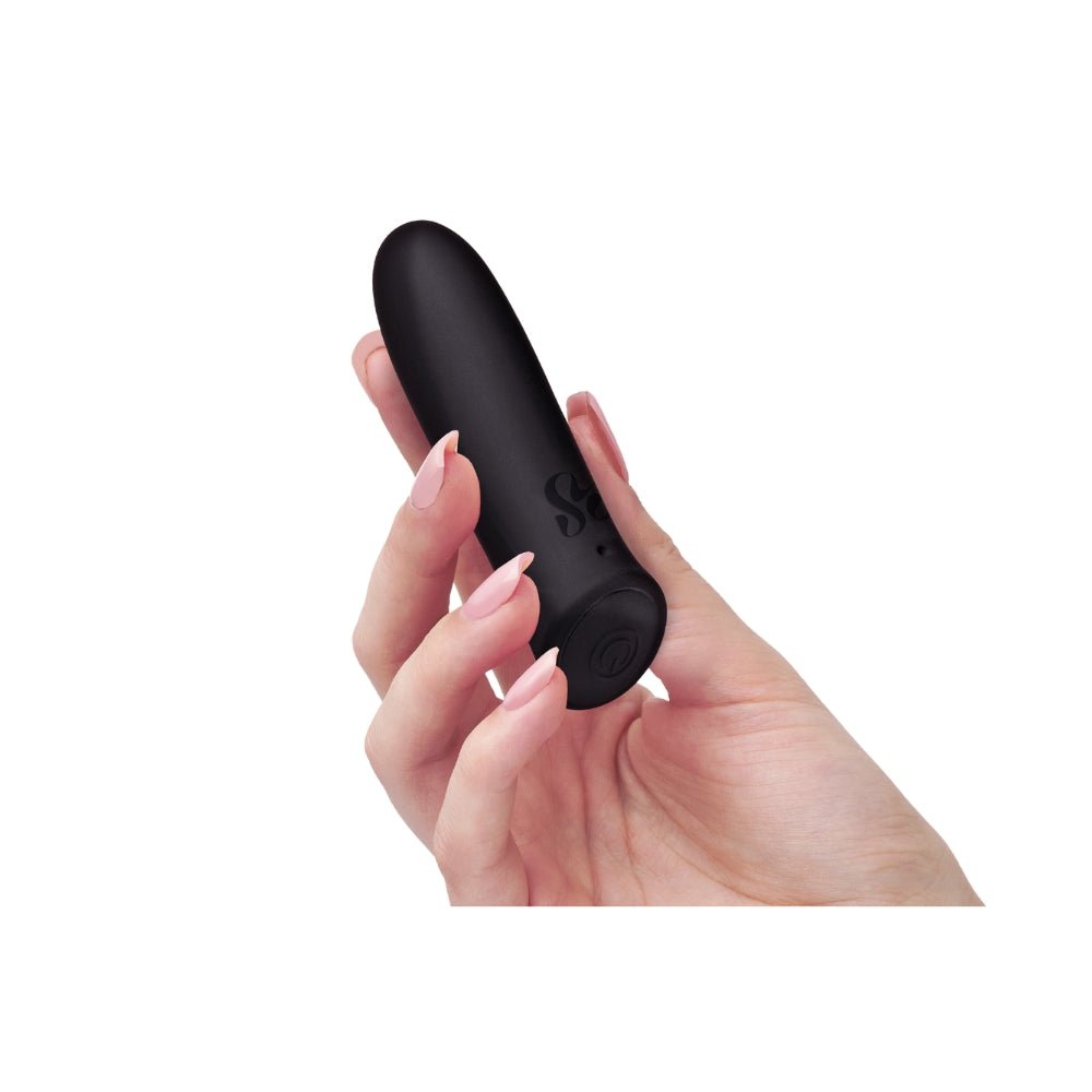 So Divine Rechargeable Wonder Bullet - Black – Sex toys NZ by Naughtyhut. Discreet delivery nationwide.