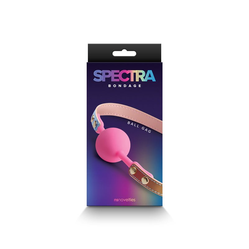 Buy Spectra Bondage Ballgag - Rainbow - Rainbow Mouth Restraint – Naughtyhut NZ sex toys online. Discreet delivery & top brands.