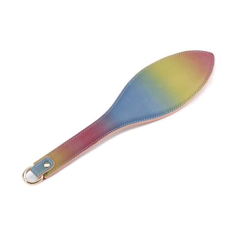 Spectra Bondage Paddle - Rainbow - Rainbow Paddle – Sex toys NZ by Naughtyhut. Discreet delivery nationwide.