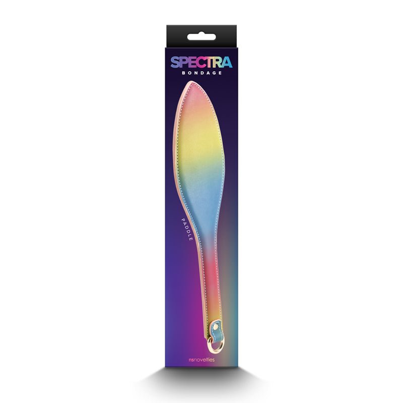 Buy Spectra Bondage Paddle - Rainbow - Rainbow Paddle – Naughtyhut NZ sex toys online. Discreet delivery & top brands.