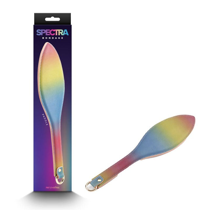 Spectra Bondage Paddle - Rainbow - Rainbow Paddle – Sex toys NZ by Naughtyhut. Discreet delivery nationwide.