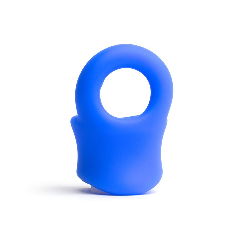 Buy Sport Fucker Baller Ring - Blue Liquid Silicone Cock Ring with Ball Stretcher – Naughtyhut NZ sex toys online. Discreet delivery & top brands.