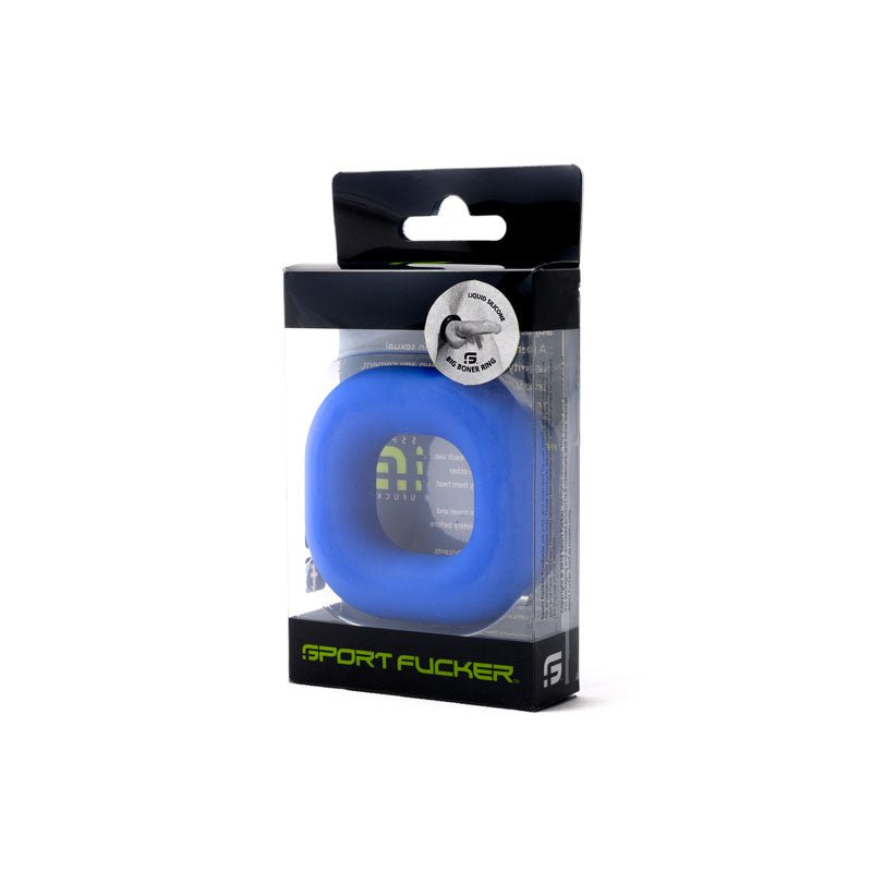 Sport Fucker Big Boner Ring - Blue Cock Ring – Sex toys NZ by Naughtyhut. Discreet delivery nationwide.