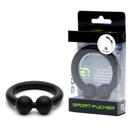 Buy Sport Fucker Bullring - Black Cock Ring – Naughtyhut NZ sex toys online. Discreet delivery & top brands.