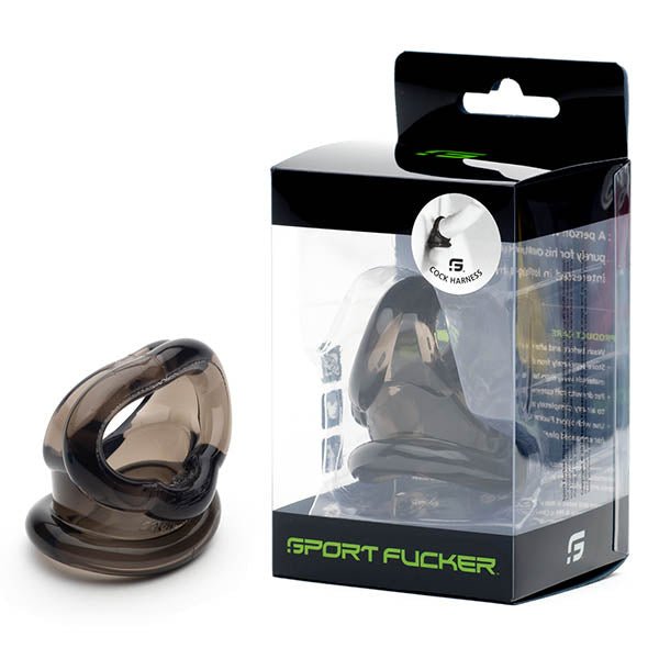 Sport Fucker Cock Harness - Smoke Cock Harness Ring – Sex toys NZ by Naughtyhut. Discreet delivery nationwide.