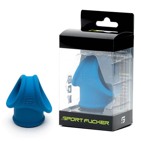 Buy Sport Fucker Cock Tube - Blue Cock & Ball Harness Ring – Naughtyhut NZ sex toys online. Discreet delivery & top brands.