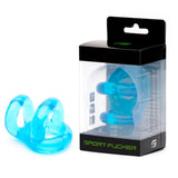 Buy Sport Fucker Fucker Ring - Ice Blue Cock & Ball Ring – Naughtyhut NZ sex toys online. Discreet delivery & top brands.