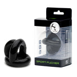 Buy Sport Fucker Half Guard - Black Cock Ring – Naughtyhut NZ sex toys online. Discreet delivery & top brands.