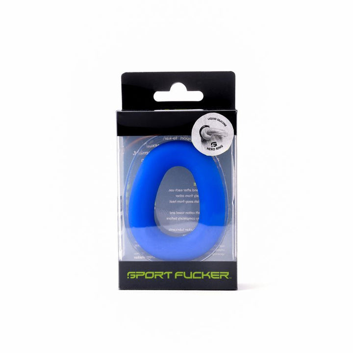 Sport Fucker Hero Ring - Blue - Blue Cock Ring – Sex toys NZ by Naughtyhut. Discreet delivery nationwide.