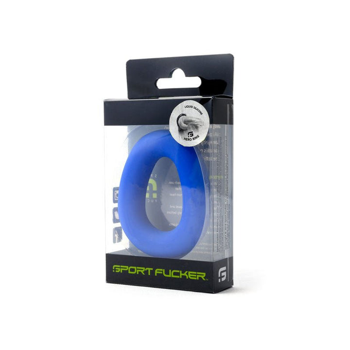 Sport Fucker Hero Ring - Blue - Blue Cock Ring – Sex toys NZ by Naughtyhut. Discreet delivery nationwide.