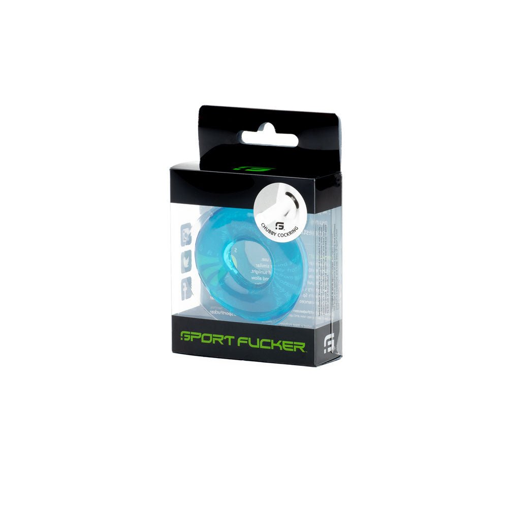 Buy Sport Fucker Rubber Cockring - Ice Blue Cock Ring – Naughtyhut NZ sex toys online. Discreet delivery & top brands.