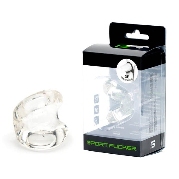 Sport Fucker Trainer Ring - Clear Cock & Ball Ring – Sex toys NZ by Naughtyhut. Discreet delivery nationwide.