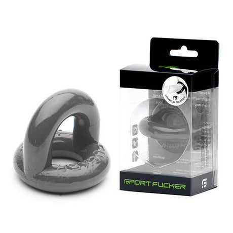 Buy Sport Fucker Universal Cock Ring - Grey Cock & Balls Ring – Naughtyhut NZ sex toys online. Discreet delivery & top brands.