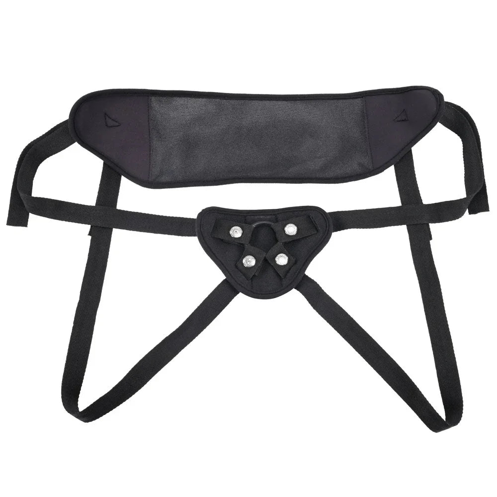 SPORTSHEETS Breathable Strap On - Black Adjustable Strap - On Harness (No Probe Included) – Sex toys NZ by Naughtyhut. Discreet delivery nationwide.
