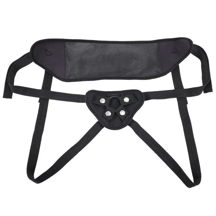 SPORTSHEETS Breathable Strap On - Black Adjustable Strap - On Harness (No Probe Included) – Sex toys NZ by Naughtyhut. Discreet delivery nationwide.