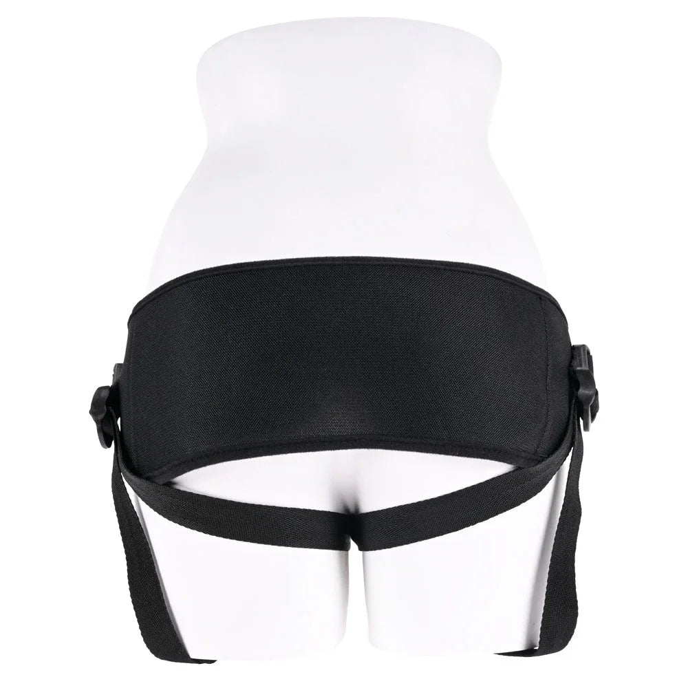 SPORTSHEETS Breathable Strap On - Black Adjustable Strap - On Harness (No Probe Included) – Sex toys NZ by Naughtyhut. Discreet delivery nationwide.