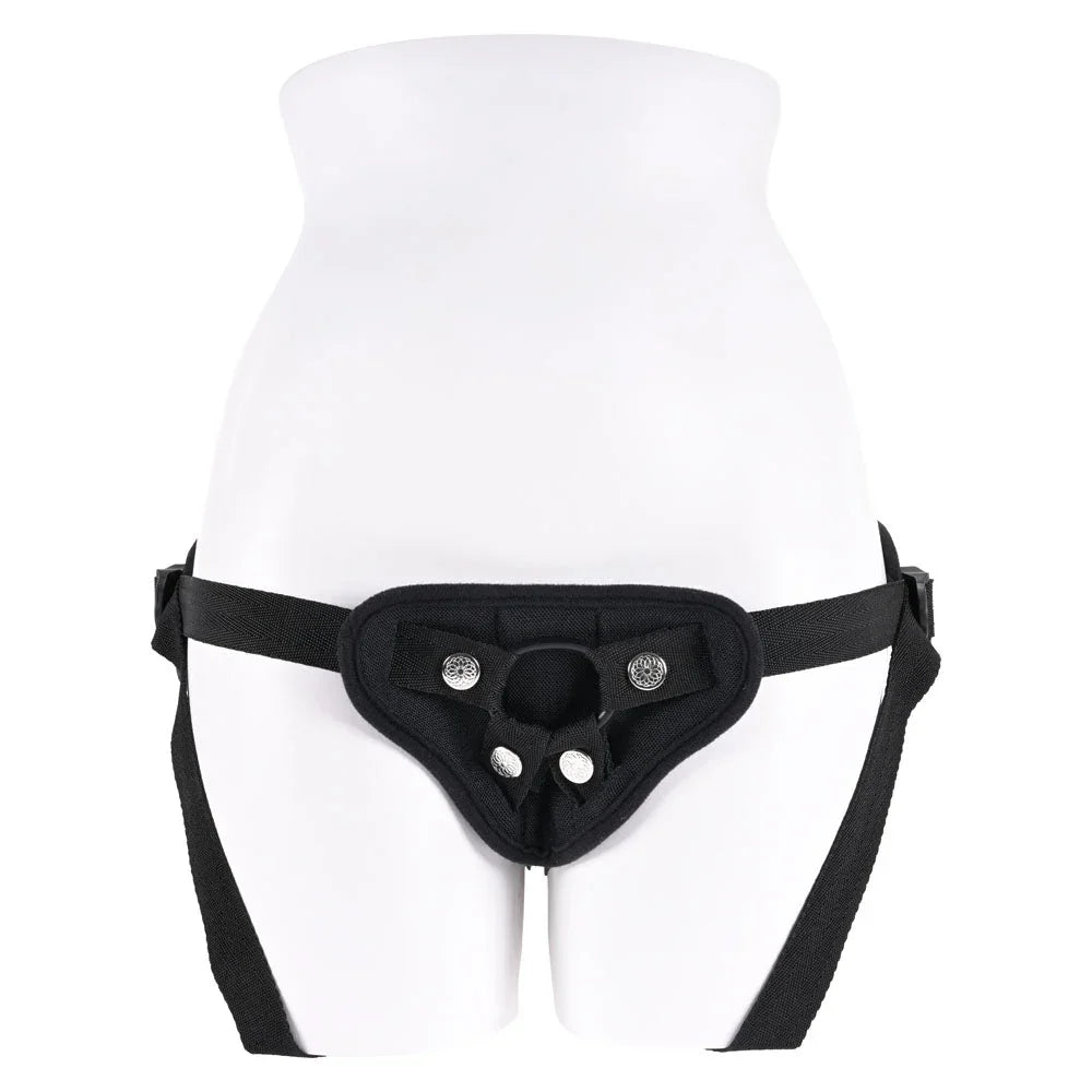 SPORTSHEETS Breathable Strap On - Black Adjustable Strap - On Harness (No Probe Included) – Sex toys NZ by Naughtyhut. Discreet delivery nationwide.