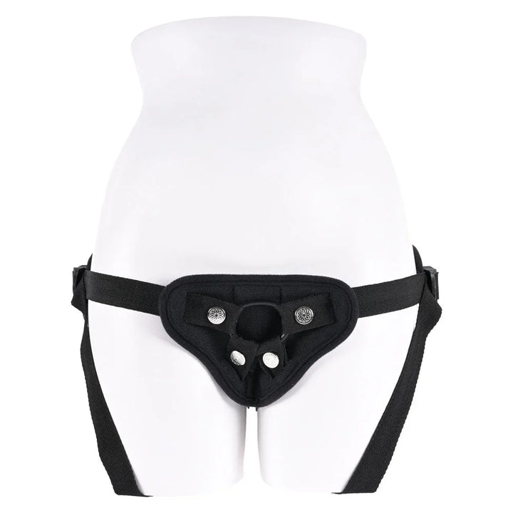 SPORTSHEETS Breathable Strap On - Black Adjustable Strap - On Harness (No Probe Included) – Sex toys NZ by Naughtyhut. Discreet delivery nationwide.