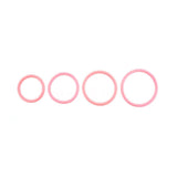 Buy SPORTSHEETS Rubber O - Ring 4 Pack - Coral - Coral Rings - 4 Pack – Naughtyhut NZ sex toys online. Discreet delivery & top brands.