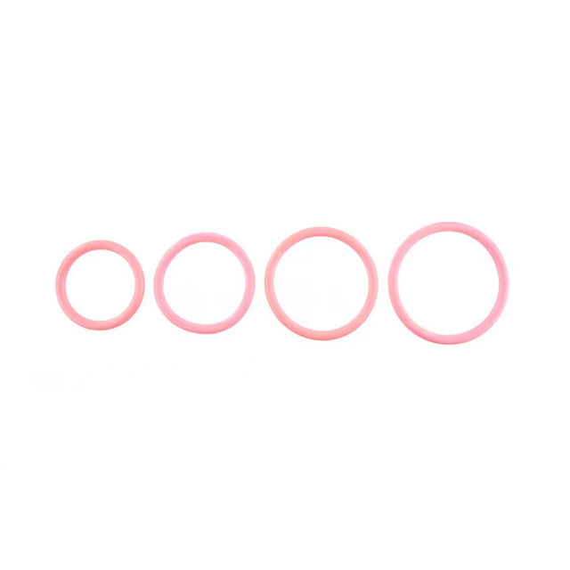 Buy SPORTSHEETS Rubber O - Ring 4 Pack - Coral - Coral Rings - 4 Pack – Naughtyhut NZ sex toys online. Discreet delivery & top brands.