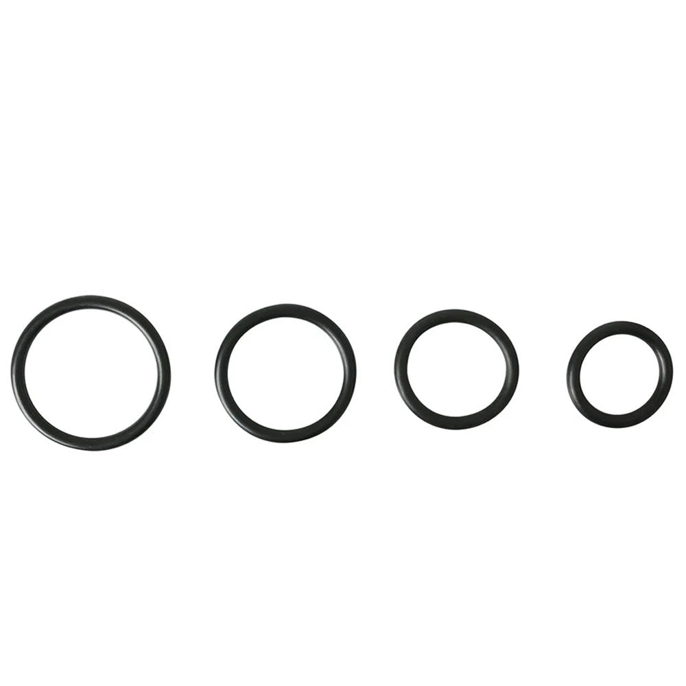 Buy SPORTSHEETS Rubber O - Ring 4 Pack - Black Rings - 4 Pack – Naughtyhut NZ sex toys online. Discreet delivery & top brands.