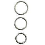 Buy SPORTSHEETS Seamless Metal O - Ring 3 Pack - Metal Rings - Set of 3 Sizes – Naughtyhut NZ sex toys online. Discreet delivery & top brands.