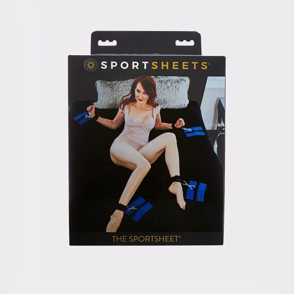 Buy SPORTSHEETS The Sportsheet - Queen - Bed Restraint Play System - Fits Queen Size Bed – Naughtyhut NZ sex toys online. Discreet delivery & top brands.