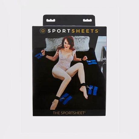 Buy SPORTSHEETS The Sportsheet - Queen - Bed Restraint Play System - Fits Queen Size Bed – Naughtyhut NZ sex toys online. Discreet delivery & top brands.