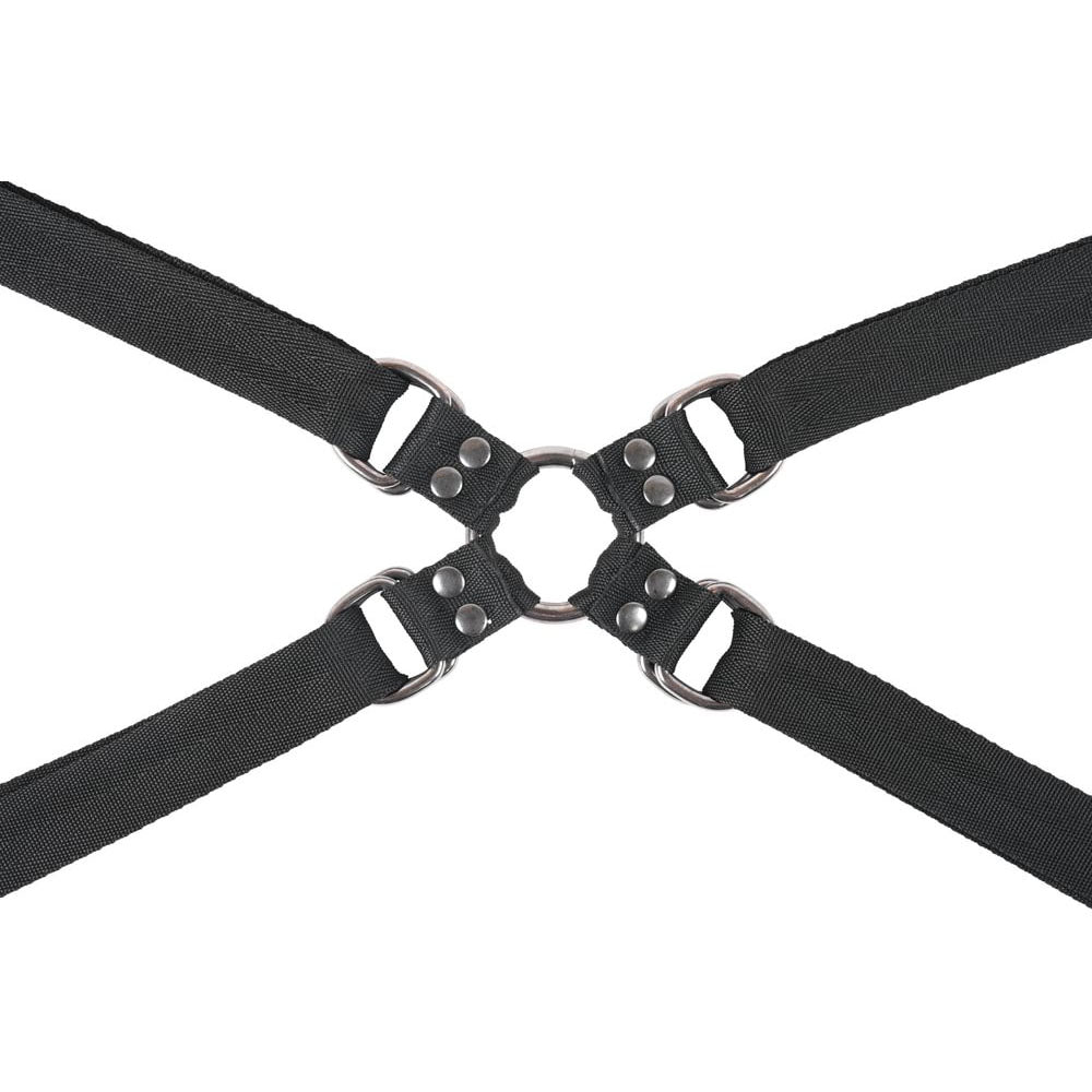 Buy SPORTSHEETS Velvet Noir Adjustable Hog Tie & Cuff Set - Black Restraints – Naughtyhut NZ sex toys online. Discreet delivery & top brands.