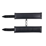 Buy SPORTSHEETS Velvet Noir Handcuffs - Black Adjustable Cuff Restraints – Naughtyhut NZ sex toys online. Discreet delivery & top brands.