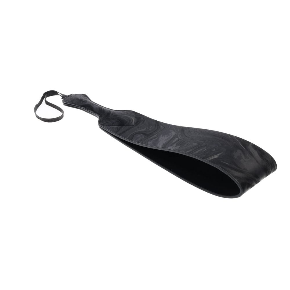 Buy SPORTSHEETS Velvet Noir Loop Paddle - Black 42 cm Paddle – Naughtyhut NZ sex toys online. Discreet delivery & top brands.