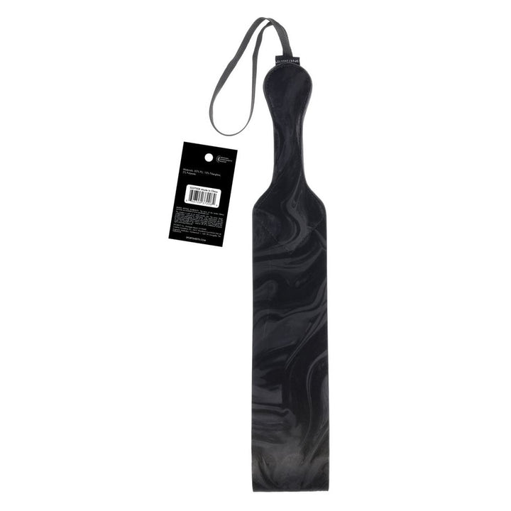 SPORTSHEETS Velvet Noir Loop Paddle - Black 42 cm Paddle – Sex toys NZ by Naughtyhut. Discreet delivery nationwide.