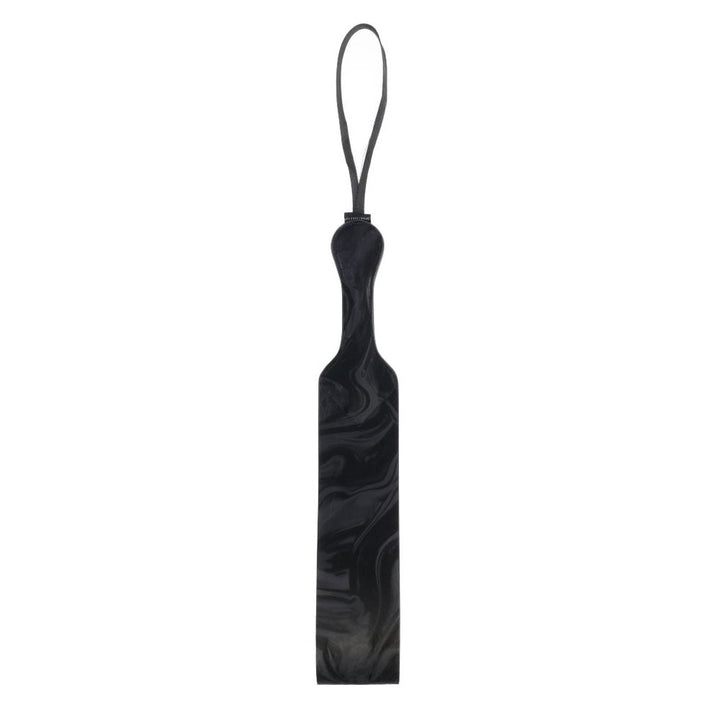 SPORTSHEETS Velvet Noir Loop Paddle - Black 42 cm Paddle – Sex toys NZ by Naughtyhut. Discreet delivery nationwide.