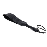 Buy SPORTSHEETS Velvet Noir Loop Paddle - Black 42 cm Paddle – Naughtyhut NZ sex toys online. Discreet delivery & top brands.