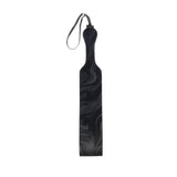 Buy SPORTSHEETS Velvet Noir Loop Paddle - Black 42 cm Paddle – Naughtyhut NZ sex toys online. Discreet delivery & top brands.