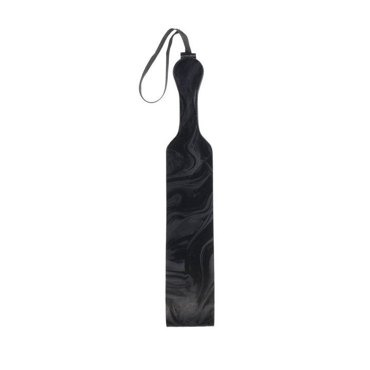 SPORTSHEETS Velvet Noir Loop Paddle - Black 42 cm Paddle – Sex toys NZ by Naughtyhut. Discreet delivery nationwide.