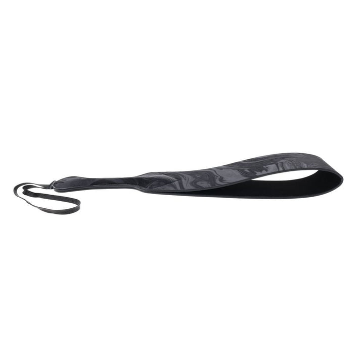 SPORTSHEETS Velvet Noir Loop Paddle - Black 42 cm Paddle – Sex toys NZ by Naughtyhut. Discreet delivery nationwide.