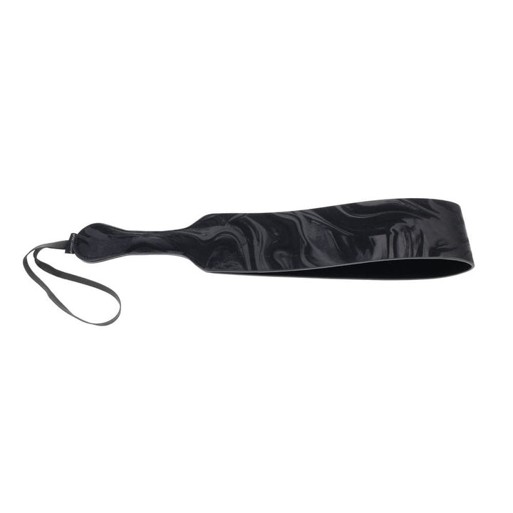 SPORTSHEETS Velvet Noir Loop Paddle - Black 42 cm Paddle – Sex toys NZ by Naughtyhut. Discreet delivery nationwide.