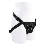 Buy SPORTSHEETS Velvet Noir Strap On - Black Adjustable Strap - On Harness (No Probe Included) – Naughtyhut NZ sex toys online. Discreet delivery & top brands.